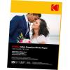 imageKODAK Picture Paper Vivid 4quotx6quot 100 count 66lb230gm2 weight 119 mil thickness Vivid color picture paper THIS PRODUCT IS NOT COMPATIBLE WITH THE KODAK DOCK PRINTERquot85 x 11  25 Sheets