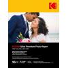 imageKODAK Picture Paper Vivid 4quotx6quot 100 count 66lb230gm2 weight 119 mil thickness Vivid color picture paper THIS PRODUCT IS NOT COMPATIBLE WITH THE KODAK DOCK PRINTERquot85 x 11  25 Sheets