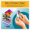 imageKODAK Smile 2in1 Digital Instant Print Camera ampamp Wireless Bluetooth Photo Printer  10MP SpecialEffect Rotating Lens Zink 2x3 StickyBack Photos Print via Fun App from Smart Devices  BlackBlue
