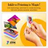 imageKODAK Smile 2in1 Digital Instant Print Camera ampamp Wireless Bluetooth Photo Printer  10MP SpecialEffect Rotating Lens Zink 2x3 StickyBack Photos Print via Fun App from Smart Devices  BlackWhite