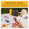 imageKODAK Smile 2in1 Digital Instant Print Camera ampamp Wireless Bluetooth Photo Printer  10MP SpecialEffect Rotating Lens Zink 2x3 StickyBack Photos Print via Fun App from Smart Devices  BlackBlack