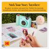 imageKODAK Smile 2in1 Digital Instant Print Camera ampamp Wireless Bluetooth Photo Printer  10MP SpecialEffect Rotating Lens Zink 2x3 StickyBack Photos Print via Fun App from Smart Devices  BlackGreen