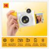 imageKODAK Smile 2in1 Digital Instant Print Camera ampamp Wireless Bluetooth Photo Printer  10MP SpecialEffect Rotating Lens Zink 2x3 StickyBack Photos Print via Fun App from Smart Devices  BlackWhite