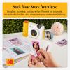 imageKODAK Smile 2in1 Digital Instant Print Camera ampamp Wireless Bluetooth Photo Printer  10MP SpecialEffect Rotating Lens Zink 2x3 StickyBack Photos Print via Fun App from Smart Devices  BlackWhite