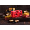imageKodak M35 35mm Film Camera Reusable Focus Free Easy to Use Build in Flash and Compatible with 35mm Color Negative or BW Film Film and AAA Battery NOT Included PurpleFlame Scarlet