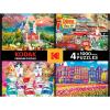 imageRoseArt  Kodak 4 in 1 Multipack  4 X 1000 Piece Adult Jigsaw PuzzleCastle