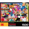 imageRoseArt  Kodak Premium  Ariel View of Manhattan New York City  1500 Piece Jigsaw Puzzle for AdultsCats and Yarn