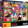 imageRoseArt  Kodak Premium  Ariel View of Manhattan New York City  1500 Piece Jigsaw Puzzle for AdultsCats and Yarn
