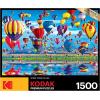 imageRoseArt  Kodak Premium  Balloons in Flight  1500 Piece Jigsaw Puzzle for AdultsBalloon Reflections