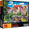 imageRoseArt  Kodak Premium  Cinque Terre Riomaggiore Village Italy  1500 Piece Jigsaw Puzzle for AdultsFloral Colorful Town