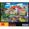 imageRoseArt  Kodak Premium  Cinque Terre Riomaggiore Village Italy  1500 Piece Jigsaw Puzzle for AdultsFloral Colorful Town