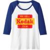 imageVintage We Sell Kodak Film Retail sign design Raglan Baseball TeeRoyal BlueWhite