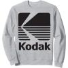 image80s Vintage Kodak Logo  Black SweatshirtHeather Grey