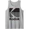image80s Vintage Kodak Logo  Black Tank TopHeather Grey