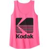 image80s Vintage Kodak Logo  Black Tank TopNeon Pink
