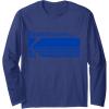 imageEktachrome Film Vintage Logo Long Sleeve TShirtNavy Blue