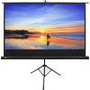 imageKODAK 80 Projection Movie Screen Premium Portable Lightweight White 169 HD 4K Projector Screen Adjustable Tripod Stand ampamp Storage Carry Bag  Easy Assembly for Home Office School ampamp Church