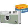 imageKODAK EKTAR H35 Half Frame Film Camera 35mm Reusable FocusFree Lightweight EasytoUse Black Film ampamp AAA Battery are not IncludedSage