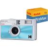 imageKODAK EKTAR H35N Half Frame Film Camera Bundle with Kodak Ultramax 40024EXP 35mm Roll Film Glazed Pink BundleGlazed Blue