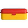 imageKODAK Film Case  for 5 Rolls of 35mm Films  Compact Retro Steel Case to Sort and Safeguard Film Rolls Film is not Included SilverRed