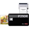 imageKODAK Mini 2 Retro 4PASS Portable Photo Printer 21x34 inches  8 Sheets WhiteBlack