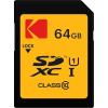 imageKODAK SDXC Card 64GB UHSI U1 V10 Premium up to 85MBs Read Speed for Full HD Video and HighResolution Pictures Compatible with SDXC Standard  EKMSD64GXC10K64GB