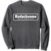 imageKodachrome Logo  White SweatshirtDark Heather Grey