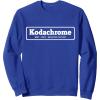 imageKodachrome Logo  White SweatshirtRoyal Blue
