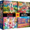 imageRoseArt  Kodak 4 in 1 Multipack  4 X 1000 Piece Adult Jigsaw PuzzleCastle
