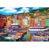 imageRoseArt  Kodak Premium  Bright Lights Big City  1500 Piece Jigsaw Puzzle for AdultsOld Town Harbor of Camogli  Genoa  Italy