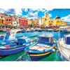 imageRoseArt  Kodak Premium  Colorful Procida Island and Boats Italy  550 Piece Jigsaw Puzzle for Adults