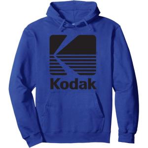 image80s Vintage Kodak Logo Pullover HoodieRoyal Blue