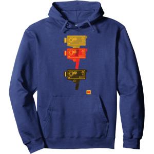 imageKODAK M7 Movie Camera Art Pullover HoodieNavy Blue