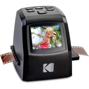 imageKODAK Mini Digital Film ampamp Slide Scanner  Converts 35mm 126 110 Super 8 ampamp 8mm Film to 22MP JPEG Images  Includes 24quot LCD Screen ampamp EasyLoad Adapters