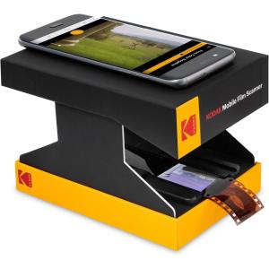 imageKODAK Mobile Film Scanner  Fun Novelty Scanner Lets You Scan and Play with Old 35mm Films ampamp Slides Using Your Smartphone Camera  Cardboard Platform ampamp EcoFriendly Toy LED Backlight