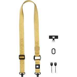 imageKODAK MultiPurpose Camera Strap Khaki  QuickDetach System Lightweight Durable Metal Swivels Multiple Usages SLR Cameras Compact Cameras Smart PhonesKhaki