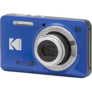 imageKODAK PIXPRO FZ55BL 16MP Digital Camera 5X Optical Zoom 28mm Wide Angle 1080P Full HD Video LiIon Battery 27quot LCD Vlogging Camera BlueBlue