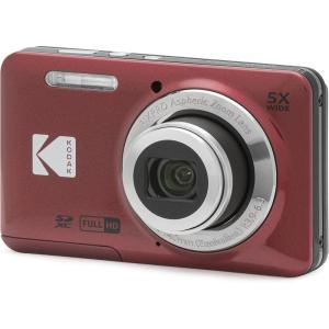 imageKODAK PIXPRO FZ55BL 16MP Digital Camera 5X Optical Zoom 28mm Wide Angle 1080P Full HD Video LiIon Battery 27quot LCD Vlogging Camera BlueRed