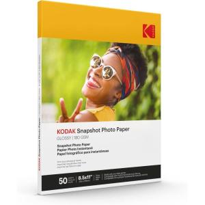 imageKODAK Photo Paper Gloss 4 X 6 SNAPSHOT 50 count 48lb180 gm 285MIL 41304 THIS PRODUCT IS NOT COMPATIBLE WITH THE KODAK DOCK PRINTERquot85 X 11