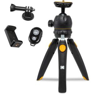 imageKODAK PhotoGear Mini Adjustable Tripod with Remote BlackBlack