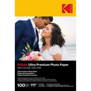 imageKODAK Picture Paper Vivid 4quotx6quot 100 count 66lb230gm2 weight 119 mil thickness Vivid color picture paper THIS PRODUCT IS NOT COMPATIBLE WITH THE KODAK DOCK PRINTERquot4 x 6  100 Sheets