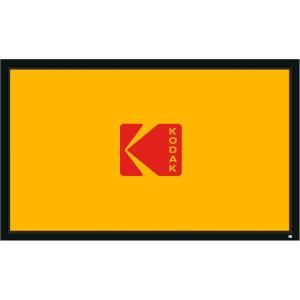 imageKODAK Projector Screen  100 Fixed Frame Home Projection Screen with Black Velvet Frame Durable PVC ampamp Wall Mount Kit  160 View Angle 169 11 Full HD 4K 8K ampamp Active 3D Ready for Movies ampamp Gaming100 