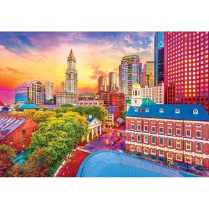 imageKodak 1500 Piece  Boston Historic Skyline Massachusetts