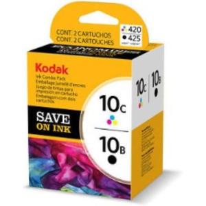 imageKodak 8367849 10B10C Combo Ink Cartridge  BlackColor  1 Year Limited Warranty
