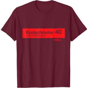 imageKodak Kodachrome 40 TShirtBurgundy
