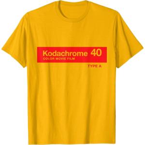 imageKodak Kodachrome 40 TShirtGolden Yellow