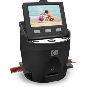 imageKodak SCANZA Digital Film ampamp Slide Scanner  Converts 35mm 126 110 Super 8 ampamp 8mm Film to JPEG with 35quot LCD EasyLoad Inserts ampamp Adapters