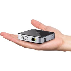 imageKodak Ultra Mini Portable Projector  HD 1080p support LED DLP Rechargeable Pico Projector  100quot Display Builtin Speaker  HDMI USB and Micro SD  Compatible with iPhone iPad Android PhonesBlack