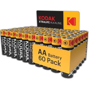 imageKodak Xtralife Alkaline AA Battery 60PackAA  60 Batteries