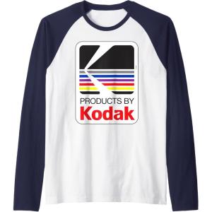 imageProducts By Kodak Vintage Logo Raglan Baseball TeeNavy BlueWhite